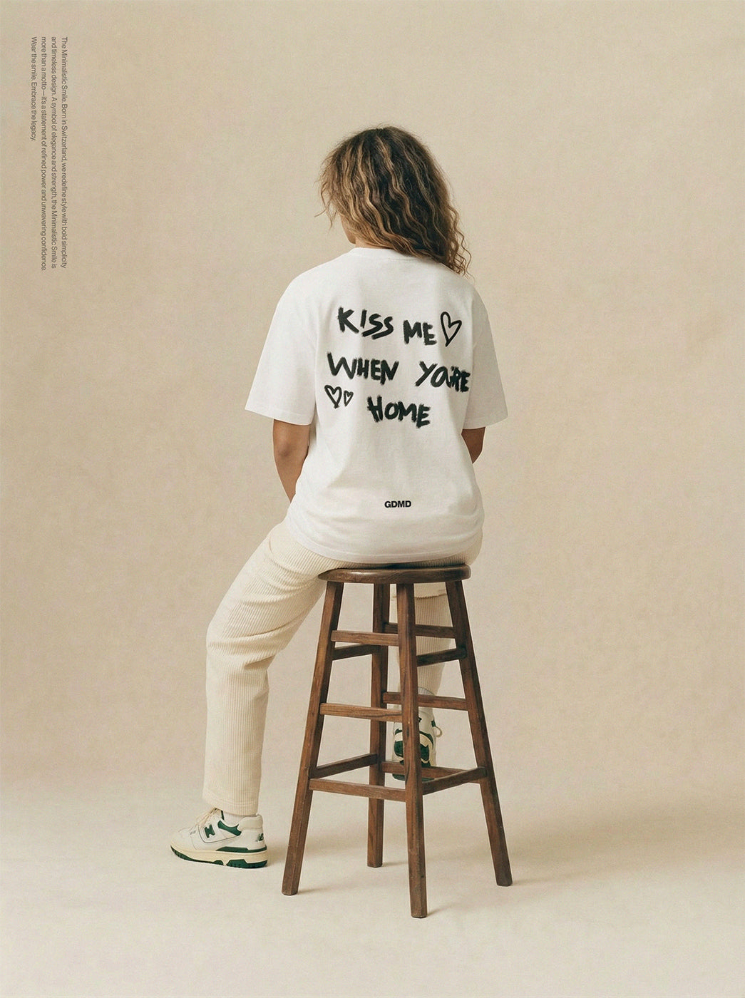 Boxy T-Shirt Kiss me when youre home